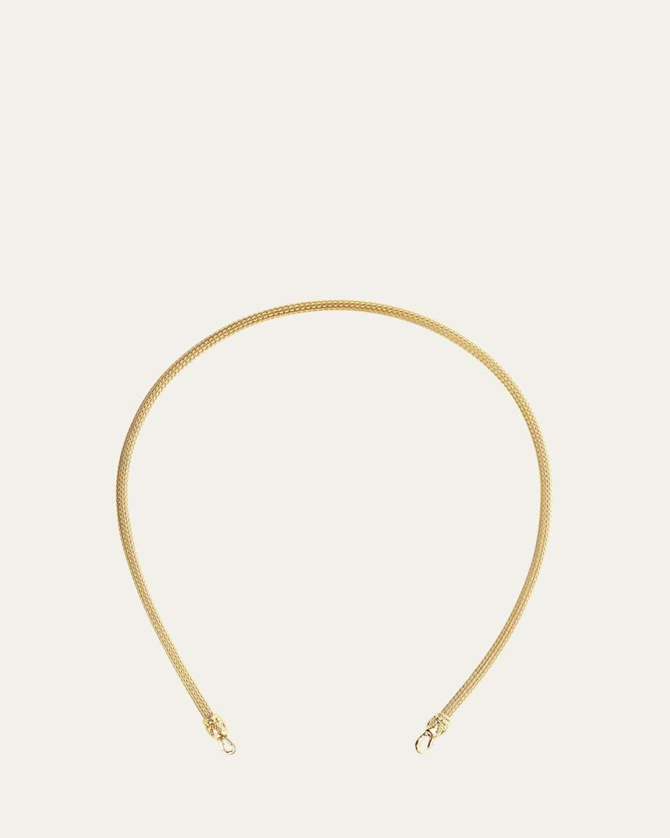 14K Yellow Gold Rope Chain Necklace, 16.5"L